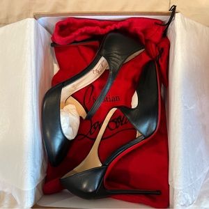 BRAND NEW Christian Louboutin catchy one 100 nappa shiny pumps